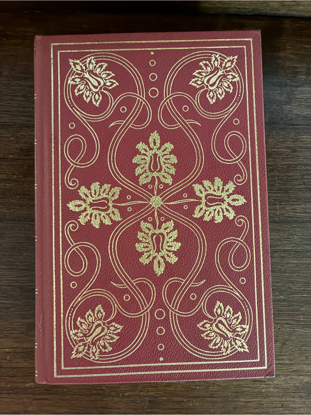 Vintage Ralph Waldo Emerson Essays And Journals Red & Gold Collectible Book
